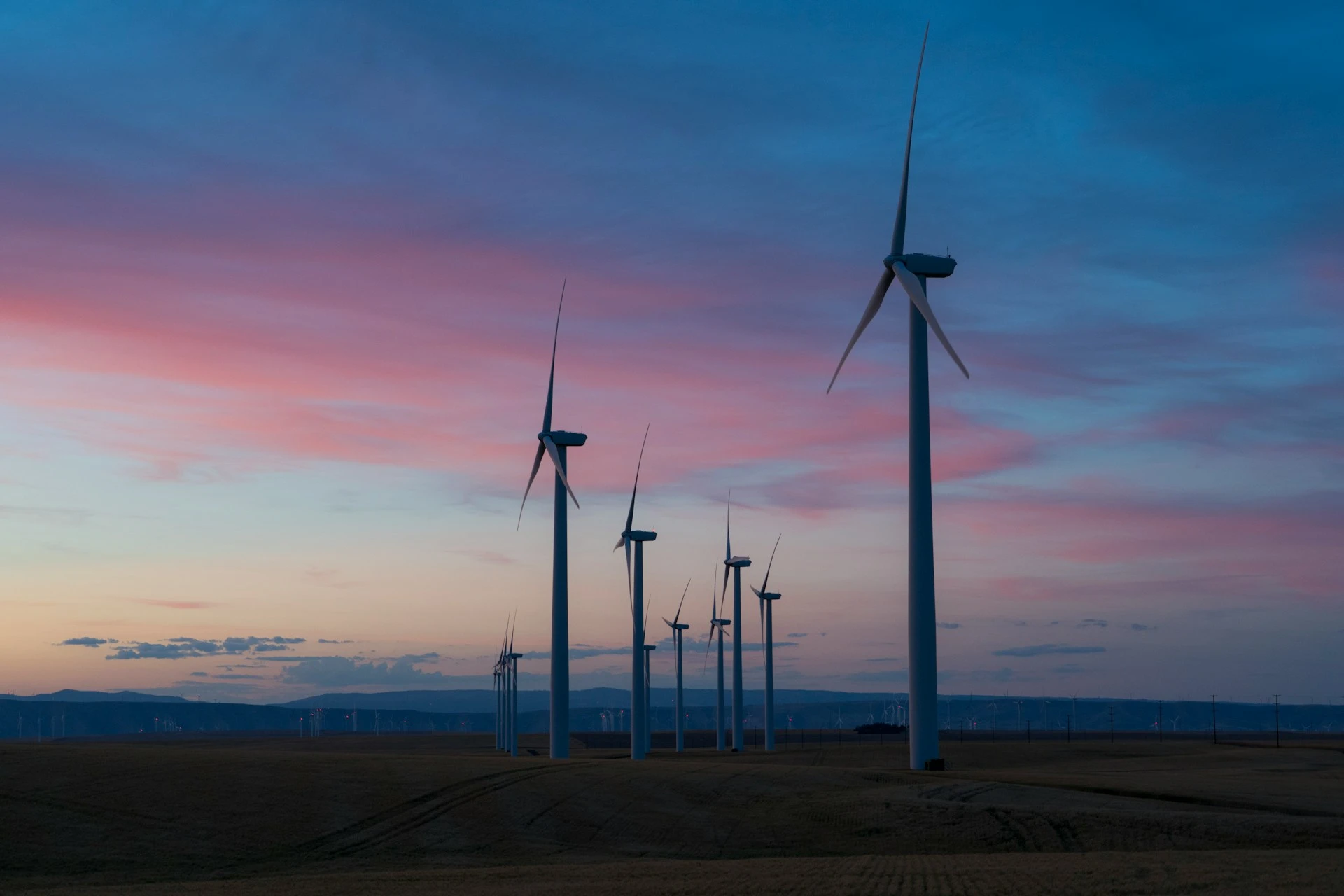 Wind turbines provide natural energy for LED lighting and heating