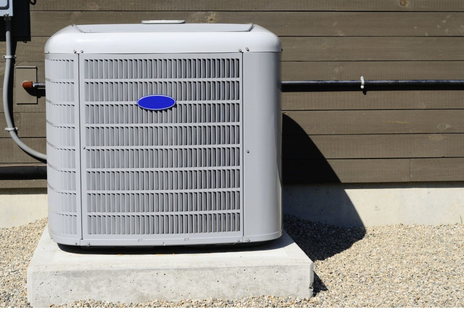 A picture of an outdoor HVAC unit