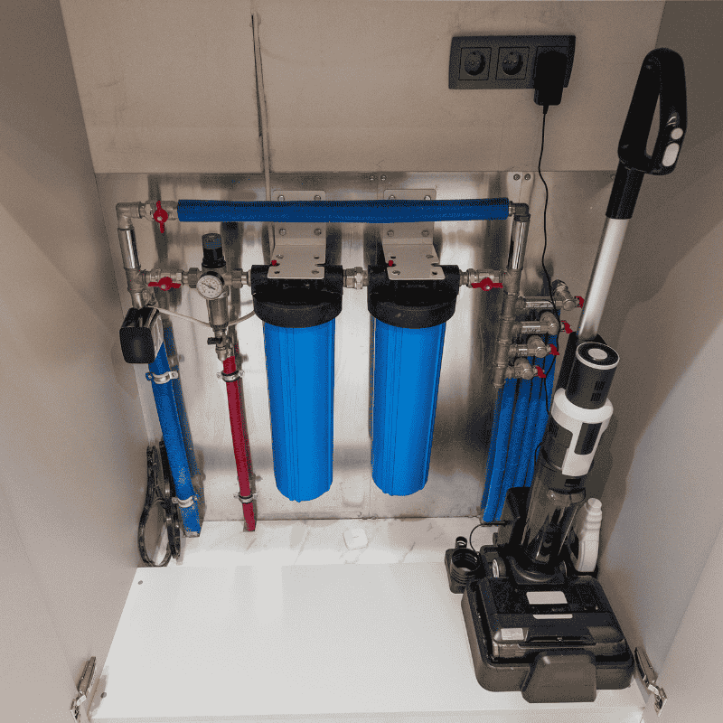 Carbon filter installation for clean water - LG Home Comfort
