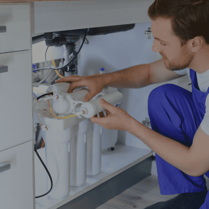 Pure drinking water with reverse osmosis system installation by LG Home Comfort in Kingston homes, ON