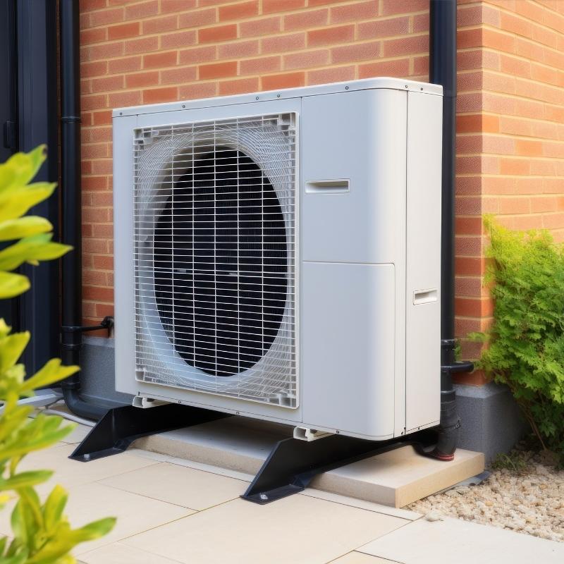 Expert technician installing energy-saving heat pump in Kingston, ON - LG Home Comfort