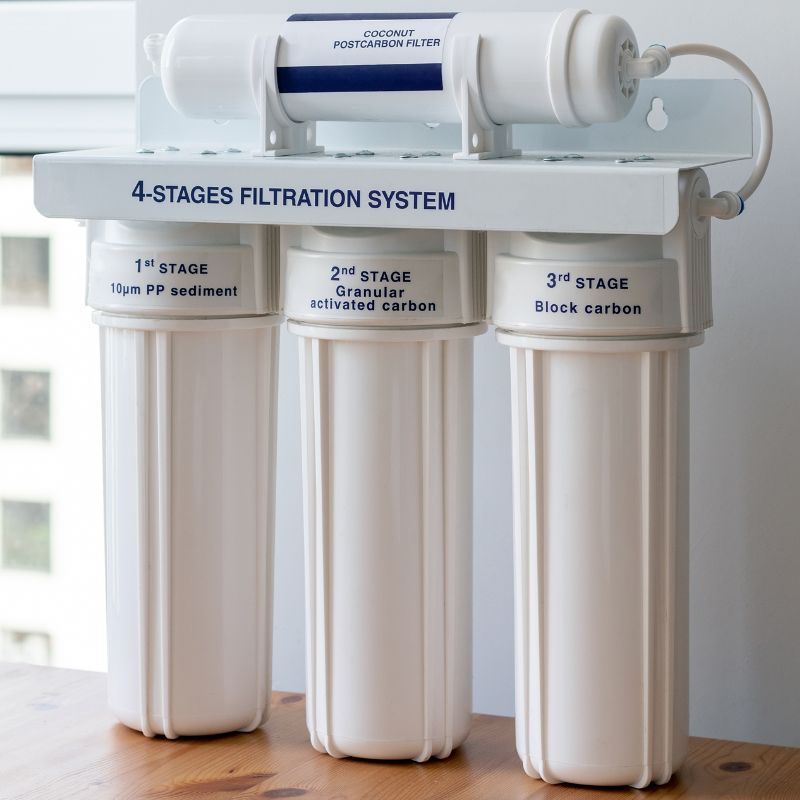 Fresh drinking water with reverse osmosis systems installed by LG Home Comfort in Parry Sound and Muskoka