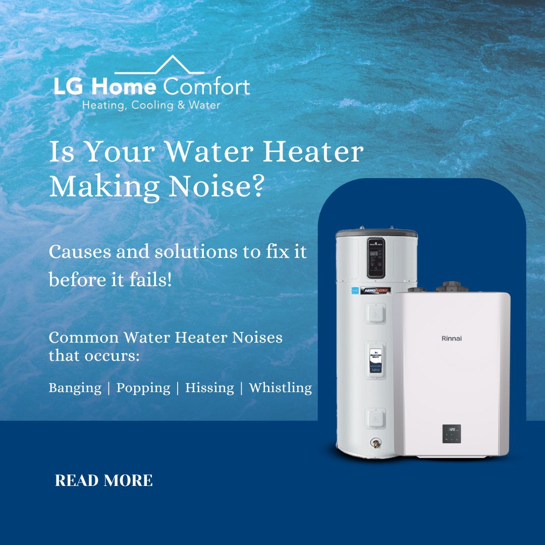 find out why is water heater making noise?