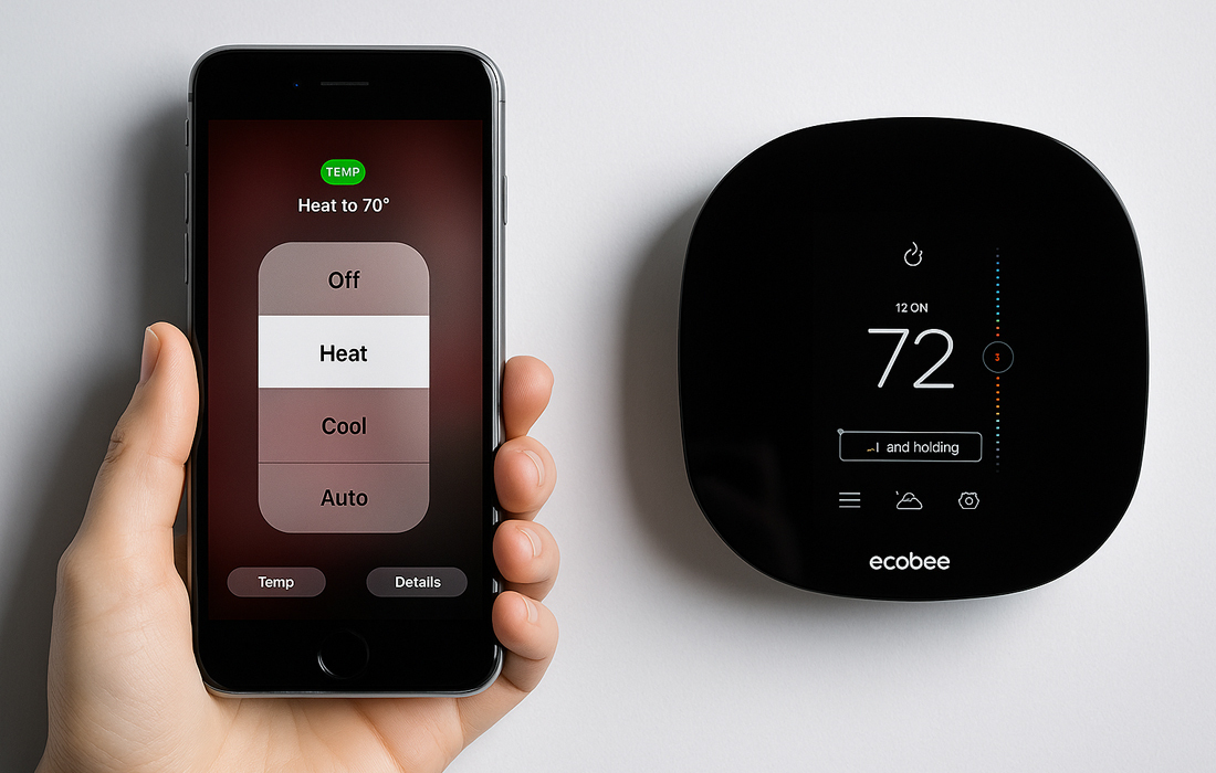 Smart thermostat control for energy savings by LG Home Comfort in Delhi