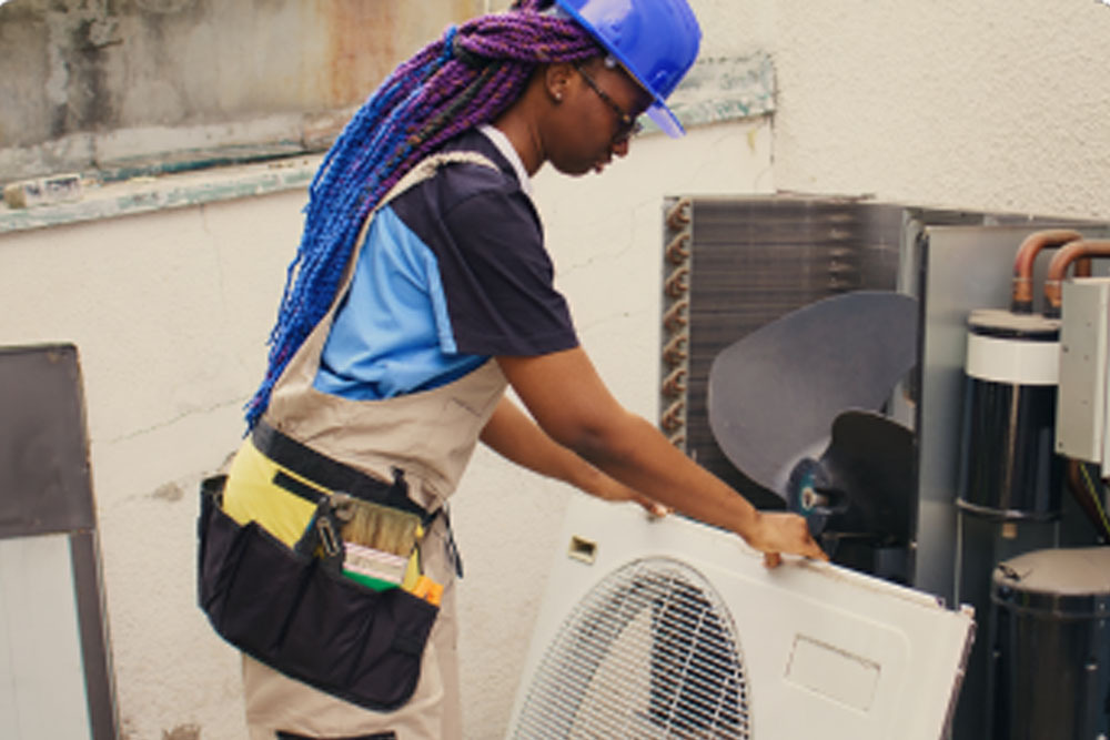 Servicing heat pump to extend lifespan and ensure long-term performance in Waterloo by LG Home Comfort