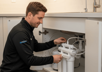 Dedicated reverse osmosis faucet in a North York home