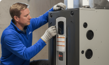 Expert conducting furnace diagnostics for efficient repair in Chatham-Kent, Ontario - LG Home Comfort