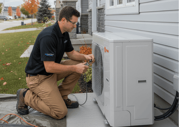 Skilled installation of high-efficiency heat pump in Ayr, ON - LG Home Comfort