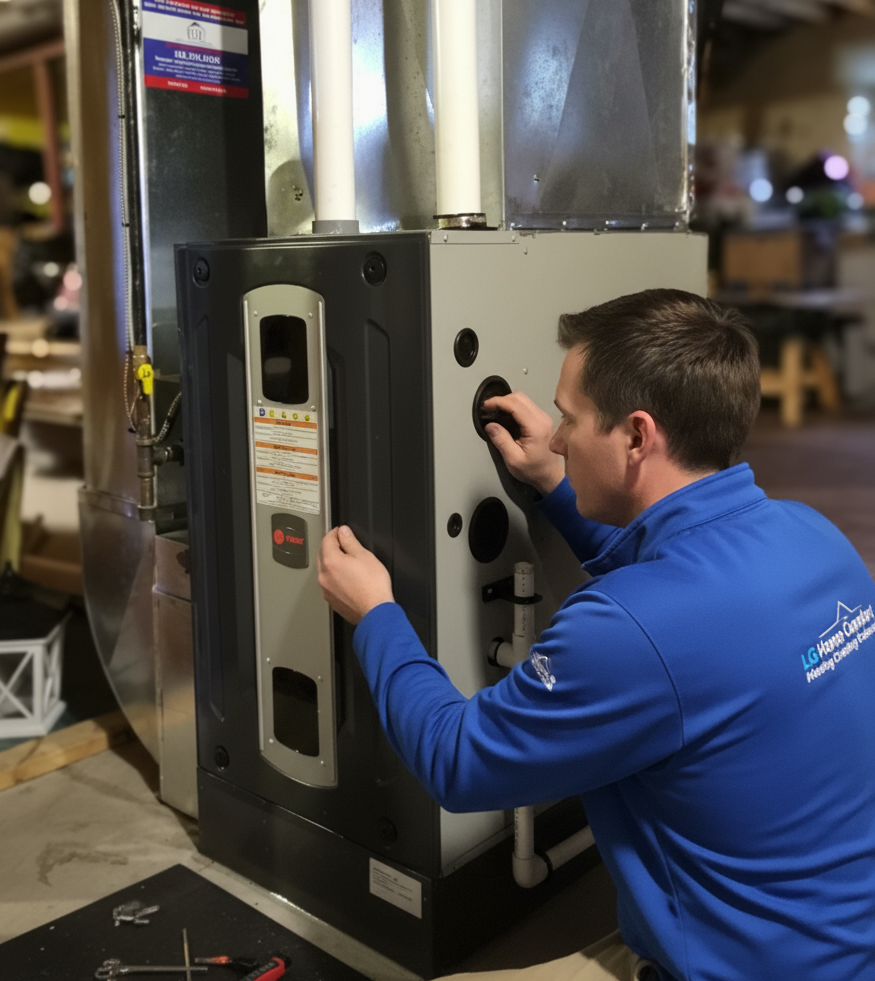 LG Home Comfort provides fast furnace repairs in Barrie to restore home comfort