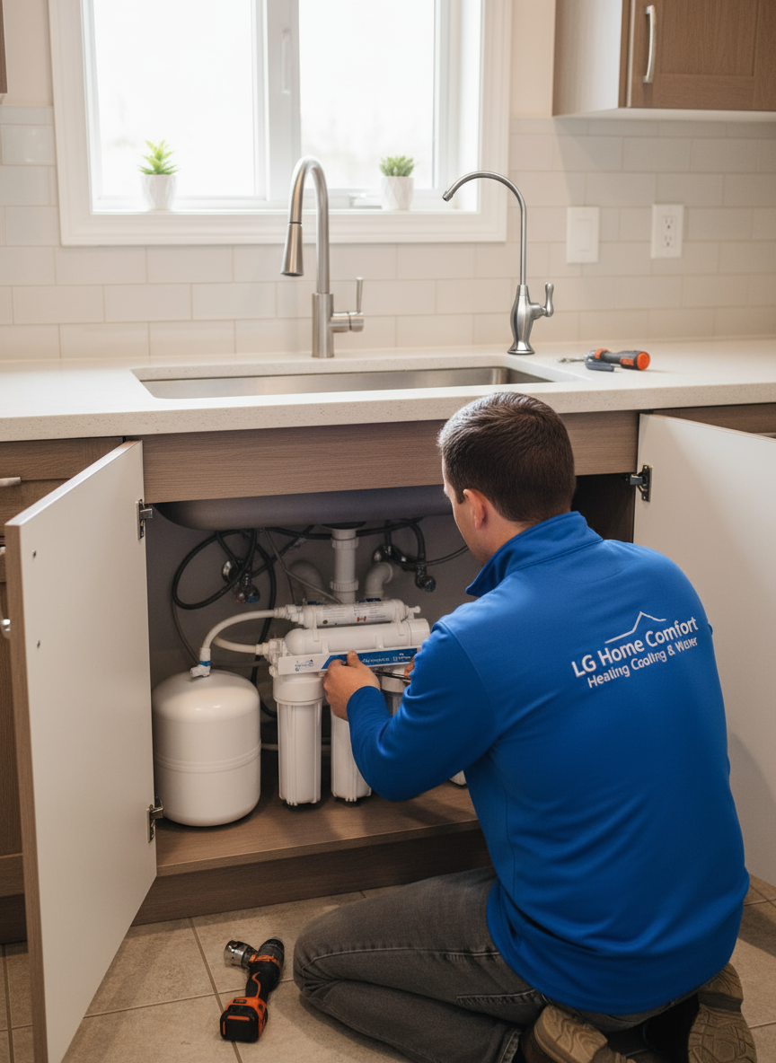 Water Carbon Filter Installation - LG Home Comfort