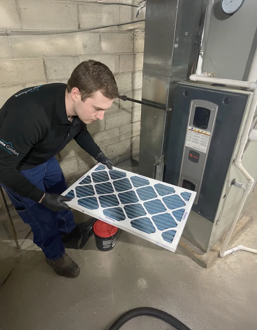 High-efficiency furnace services from LG Home Comfort help you stay cozy this winter with reliable heating solutions in Caledonia