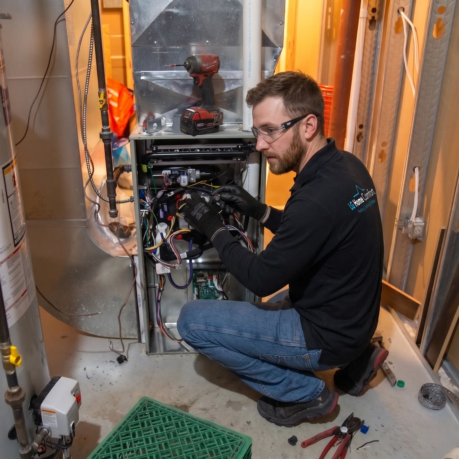 Professional technicians delivering dependable Kingston home heating solutions, including precise furnace repairs and seamless energy-efficient installation