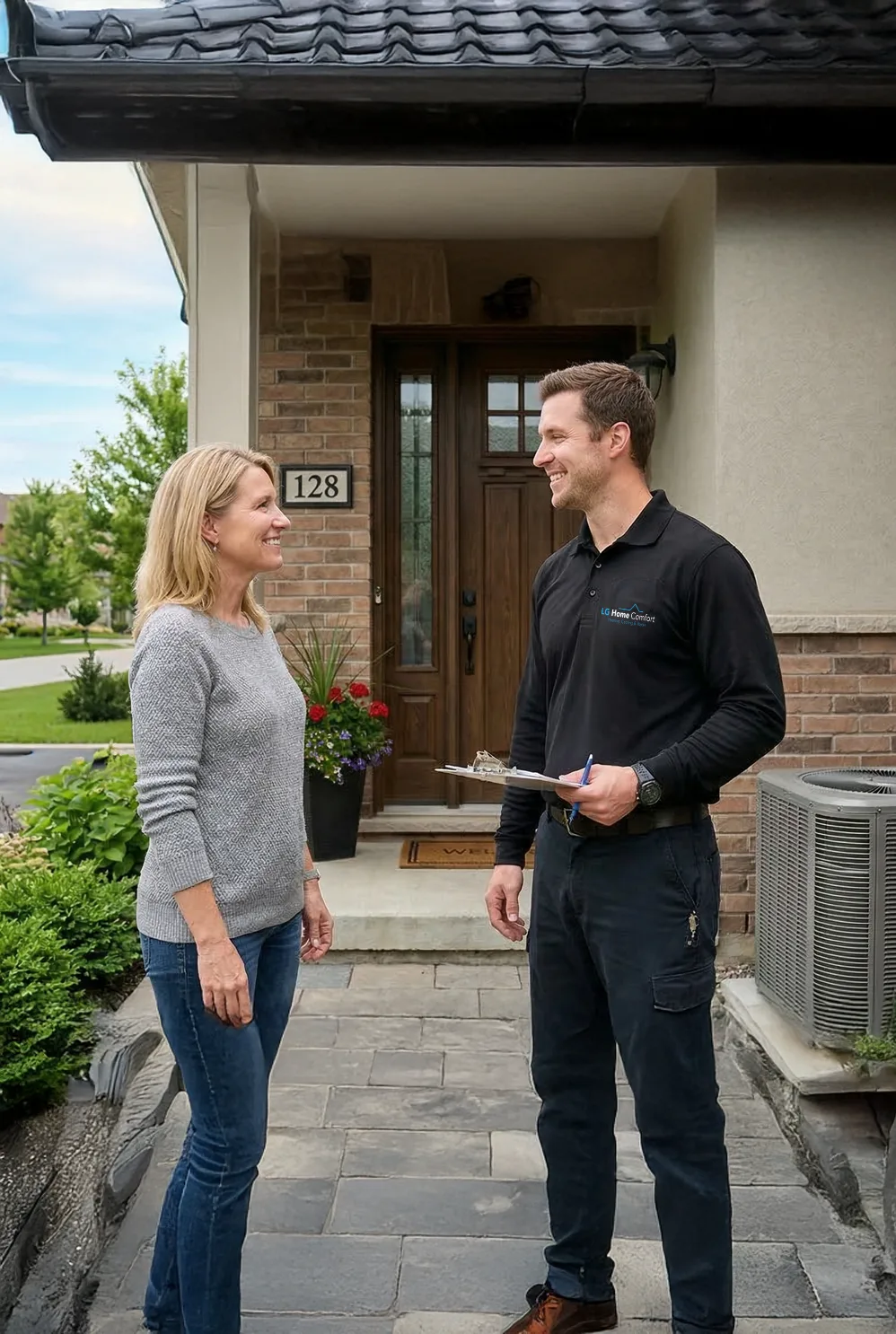 friendly professional from LG Home Comfort, your most trusted HVAC supplier, providing reliable heating and cooling solutions in Vaughan