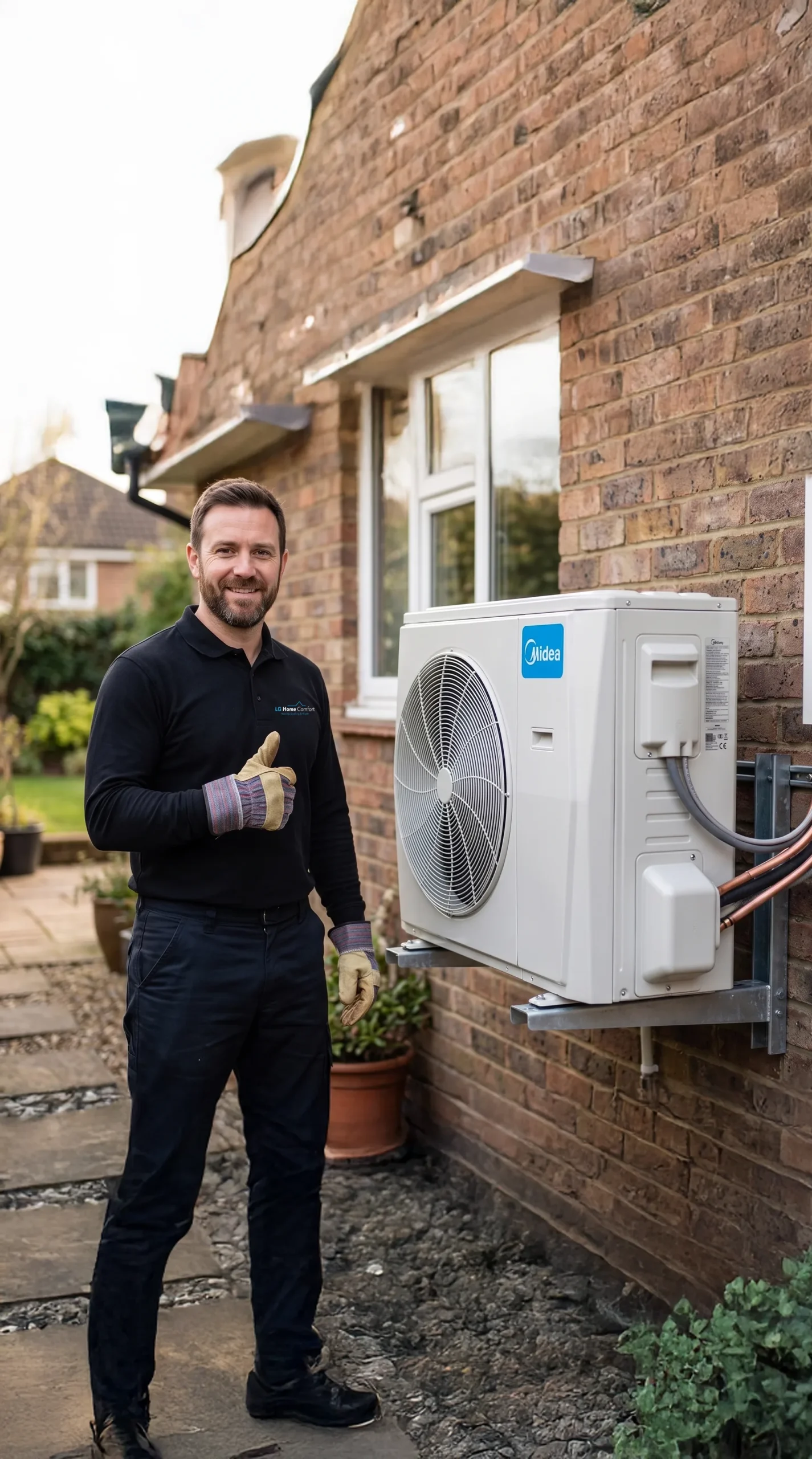 technician provides emergency furnace repair services for a residential home in London, Ontario